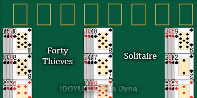 online Forty-Thieves Solitaire oyna