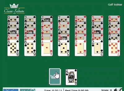 Golf Solitaire oynanış büyük