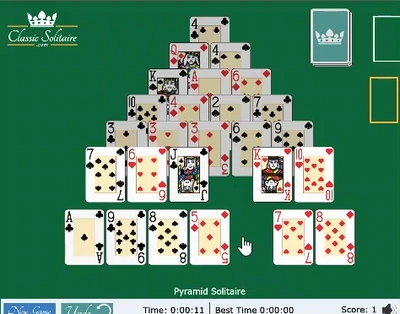 Pyramid Solitaire oynanış büyük