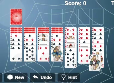 Free Spider Solitaire oynanış büyük